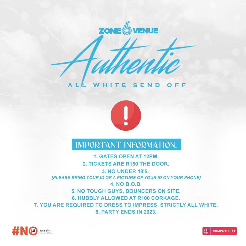 krugersville's tweet photo. Don’t forget the important information if you wanna have a good time 🤌🏽🤌🏽🫵🏽🫵🏽❄️❄️❄️❄️ #AllWhiteSendOff is where everyone will be at Tomorrow @Zone6Venue 😤😤😤✅.

Ticket Link: https://t.co/J5wybrZxNP https://t.co/DEyT5Nuava