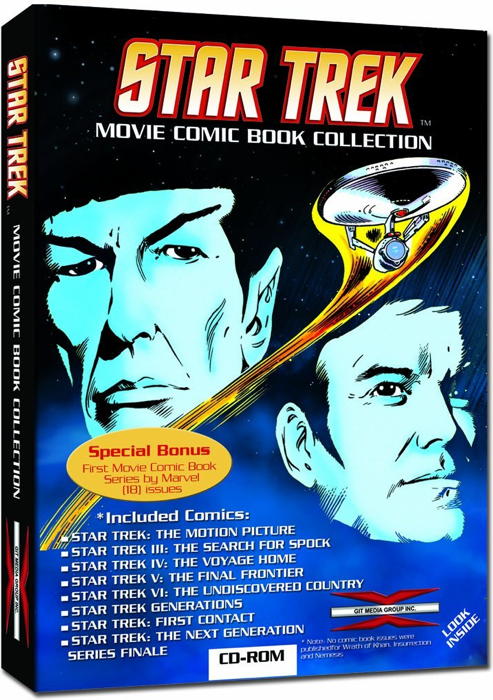 markmtz's tweet photo. #TimeInTrek Star Trek Films #StarTrek #comics Star Trek Italian Club released a fan-made adaptation of Insurrection. Eight film adaptations were released on CD-ROM (2009). IDW adapted the first Kelvin timeline film (2010). IDW published an omnibus of film adaptations (2011). 3/3 https://t.co/g3jPBFu2DV