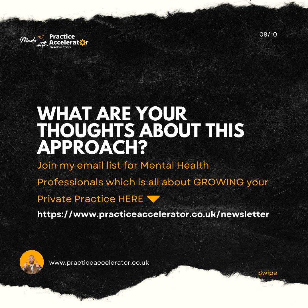 adamcartercoach's tweet image. Show up like nobody else in 2023! (Part 3)
practiceaccelerator.co.uk/newsletter
.
.
.
#practiceaccelerator #psychotherapist #psychotherapy #sychotherapist #sychotherapy #privatesychotherapist #privatepsychotherapist #mentalhealth #mentalhealthawareness