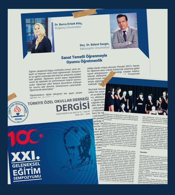 BurcuErturk's tweet photo. "Sanat Temelli Öğrenmeyle Oyuncu Öğretmenlik" dedik, diyoruz, her zaman da diyeceğiz.. ✌️ @blszgn
#Öğretmenlik #sanattemelliöğrenme #artsbasedlearning #teachingisacting #teachingasacting #oyuncuöğretmenlik #öğretmenlikaktörlüktür #sanat #öğrenme #arts #learning https://t.co/Wl3KYkioC6
