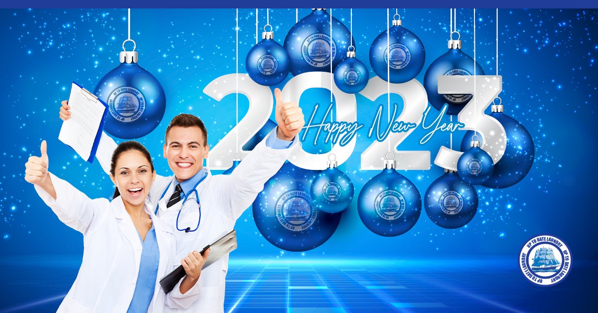 Celebrate what you want to see more of. #HappyNewYear from Up To Date Laundry! 🎇