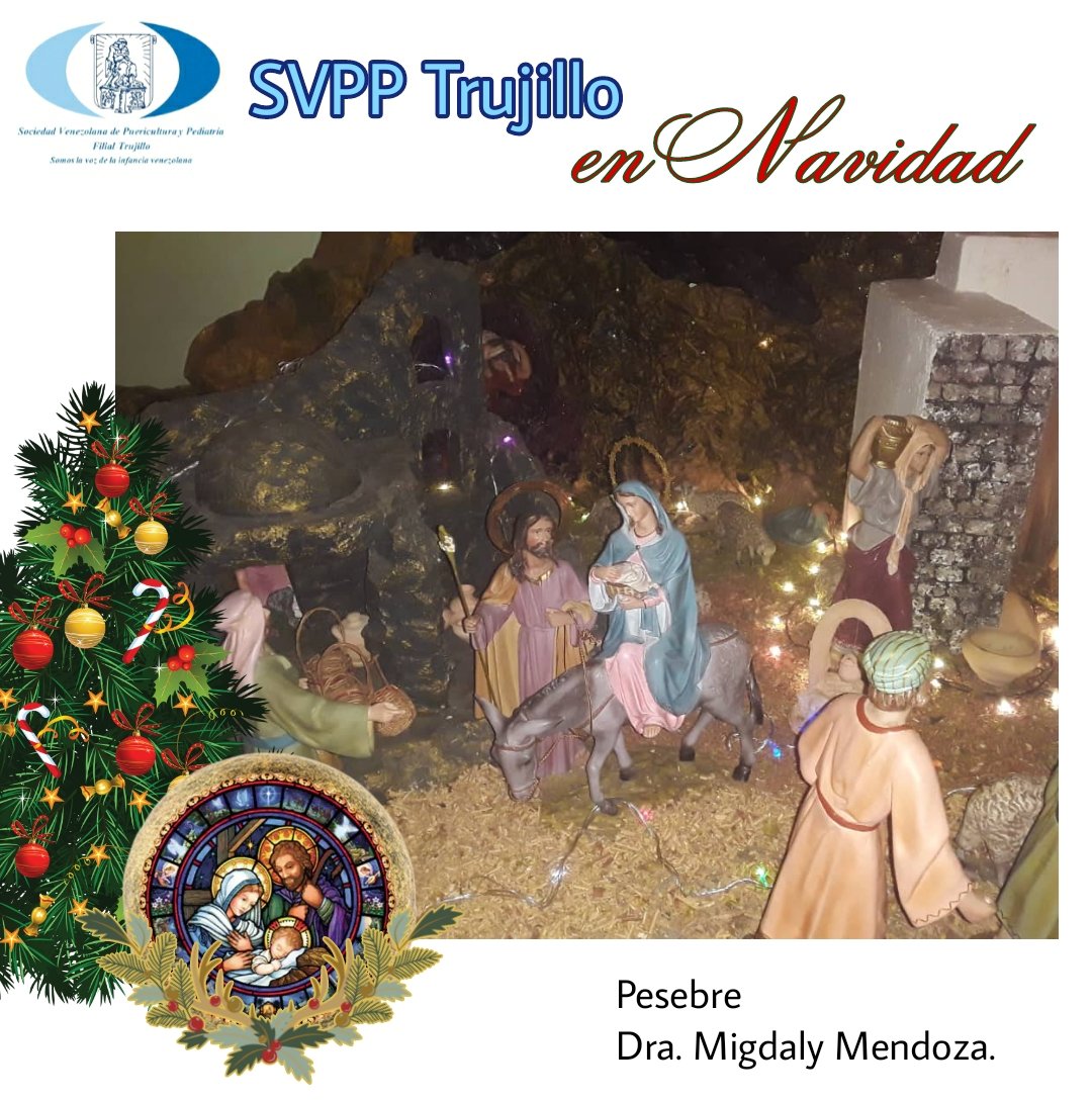 FilialSvpp's tweet photo. SVPP Filial Trujillo en Navidad
Presentamos los Pesebres y Árboles de Navidad de  los Pediatras de la Filial, la celebración del #nacimiento del #niñojesus, es tiempo propicio para la #esperanza, #fe y #union
#feliznavidad
#svpp
#svppfilialtrujillo
#svpptrujillo
#filialsvpp https://t.co/FtUf9npcK5