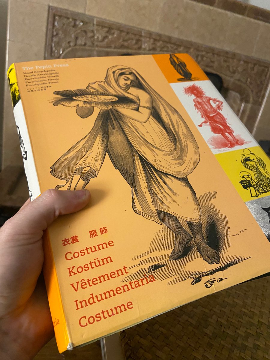 got lucky at the antique shop today `visual encyclopaedia costume' had no price tag so they just asked for a charity donation