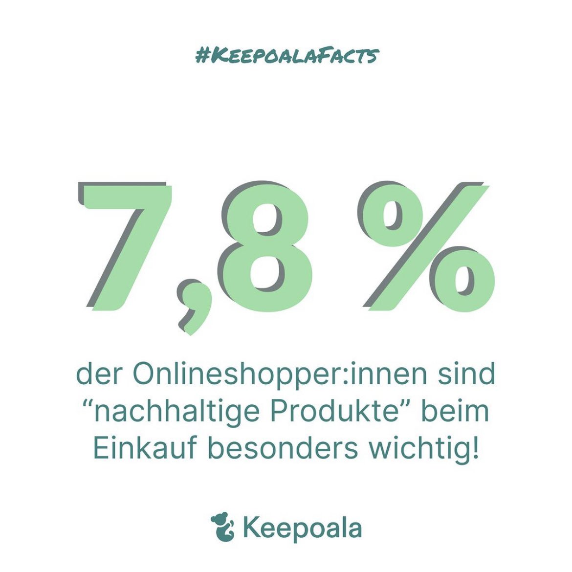 Keepoala (@keepoala) on Twitter photo It's #factsfriday! 🐨🌱
Quelle: Bundesverband E-Commerce und Versandhandel Deutschland e.V. (bevh)
#startup #munich #retouren #returns #ecommerce #onlineshopping #bevh #retourenking #retourenvermeiden #co2 #nachhaltigkeit #sustainable #fairfashion #endfastfashion It's #factsfriday! 🐨🌱
Quelle: Bundesverband E-Commerce und Versandhandel Deutschland e.V. (bevh)
#startup #munich #retouren #returns #ecommerce #onlineshopping #bevh #retourenking #retourenvermeiden #co2 #nachhaltigkeit #sustainable #fairfashion #endfastfashion