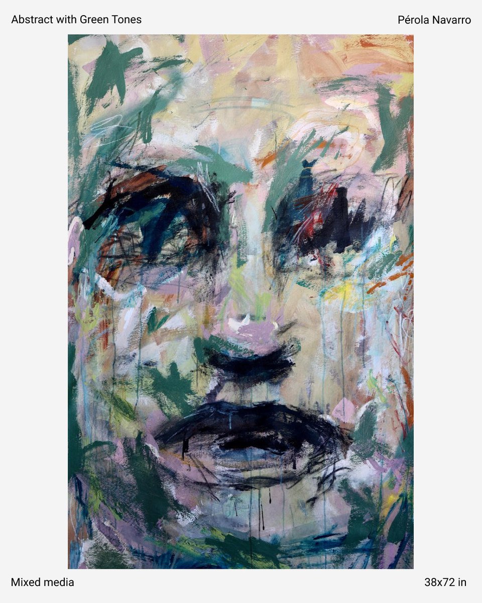 greatartspace's tweet photo. Current exhibition - KALEIDOSCOPE 
Artist: Pérola Navarro 
Abstract with Green Tones | Mixed media, 38 h x 72 W inches
#abstractart #abstract #abstractpainting #abstractartist #abstractartwork #abstractpainter #abstractlovers #abstractaddict #abstractartists #abstractmag https://t.co/GXfTfmpzdc