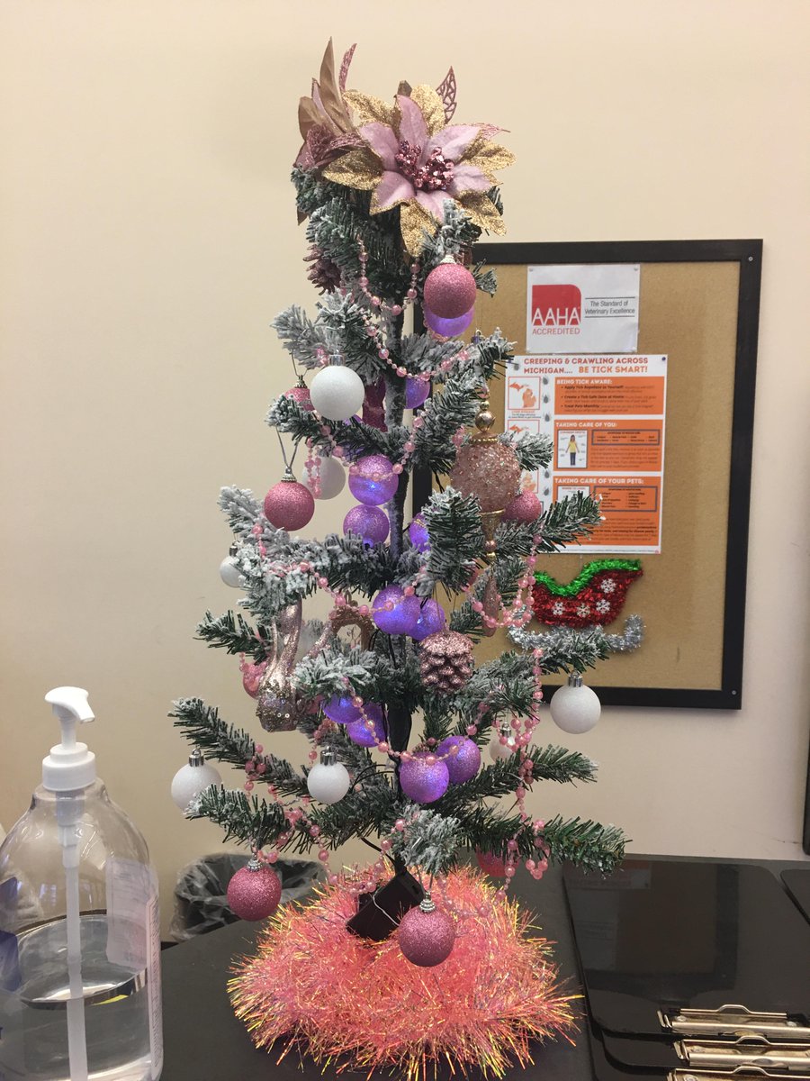 A2AnimalHosp's tweet photo. Our doctors and staff took time to celebrate the holidays by decorating the Ann Arbor Animal Hospital. The trees were part of an employee contest, but we wanted to share our fun with everyone!

We hope you're all having a wonderful holiday season, and Happy New Year! https://t.co/Re5vOMCy23