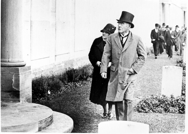 #OTD, 1865, our literary advisor Sir Rudyard Kipling was born.

He determined the famous ‘Known Unto God’ headstone inscription for unidentified casualties, as well as selecting ‘Their Name Liveth For Evermore’ for our Stone of Remembrance.