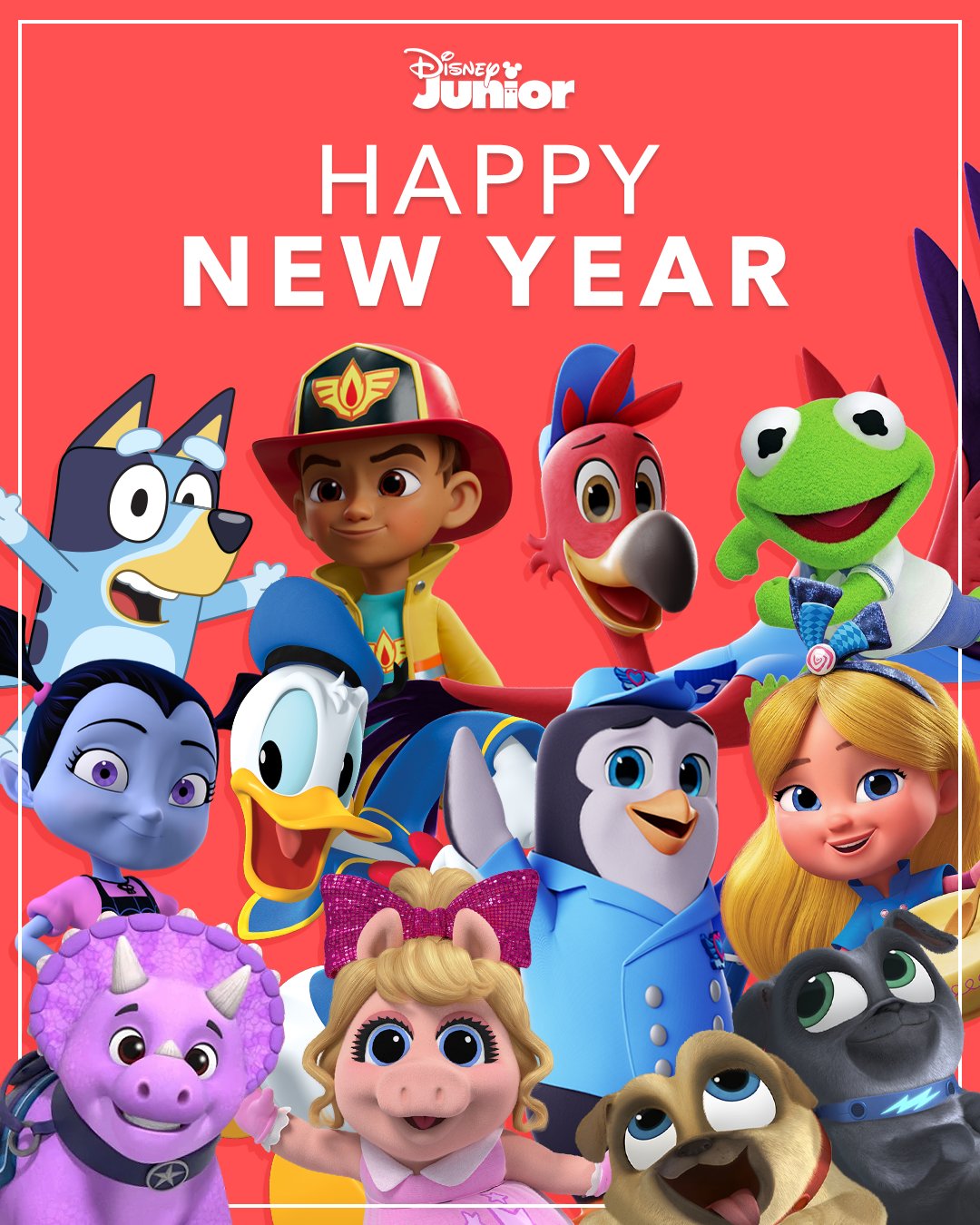 Disney Junior on X: Wishing you all a wonderful new year filled with fun  and adventure 🎊 From our #DisneyJunior family to yours.   / X