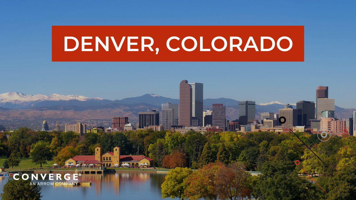 Converge's tweet image. Featured Location: Denver, Colorado! Converge is thrilled to have a presence in Denver, the Global Headquarters of @ArrowElectronics, spreading #IndependentDistribution to the western U.S. Learn more: arw.li/6017z4I1F

#SolveTheFuture #FeaturedLocationFriday