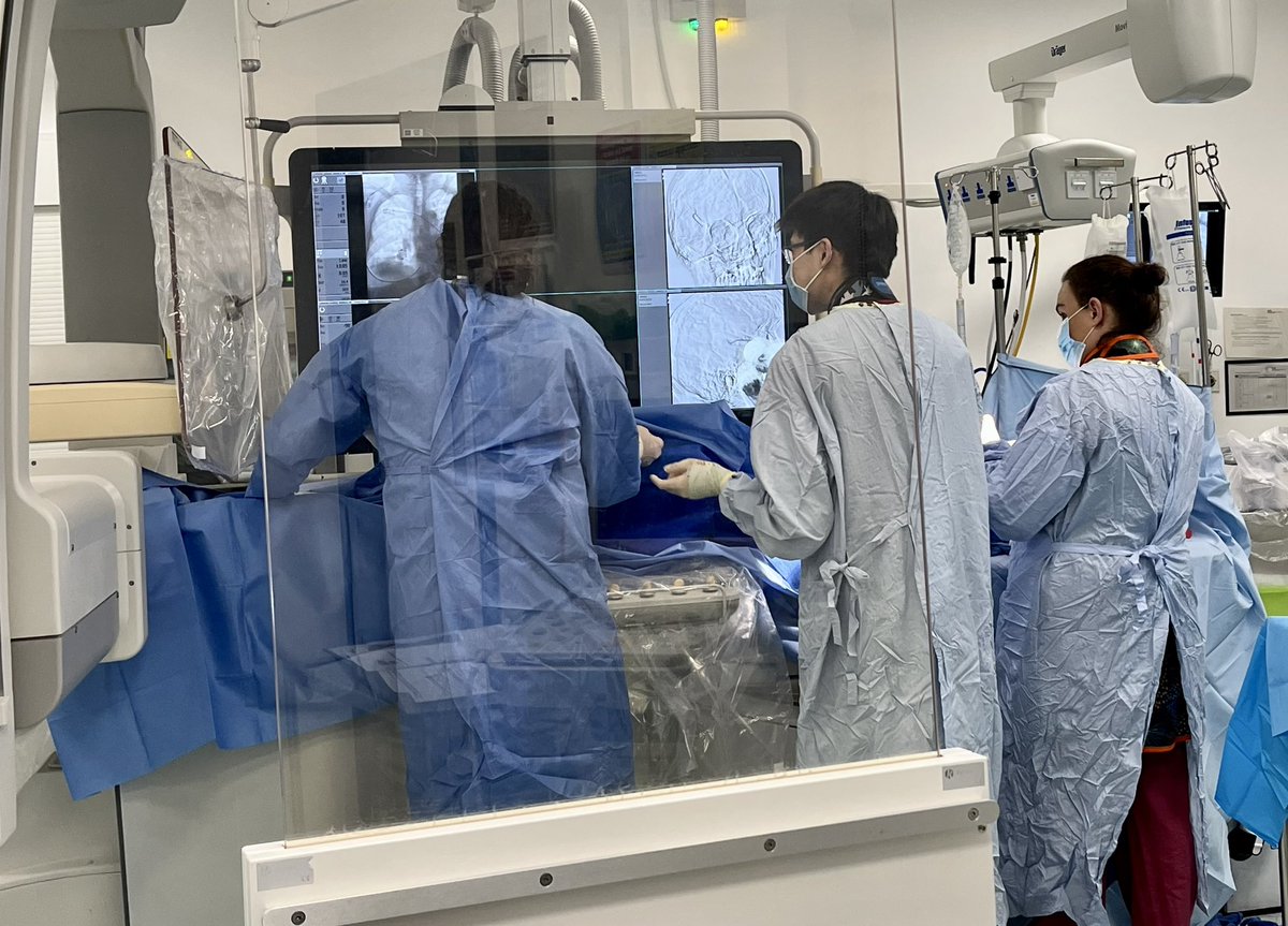 ingrid_kane's tweet photo. Despite all the unbelievable pressures on the NHS we have just completed our 3rd thrombectomy of the day @UHSussex. Life changing treatment - what a team I have the privilege of working with @sussexisdn @Brainomix https://t.co/zlcq4IHerY