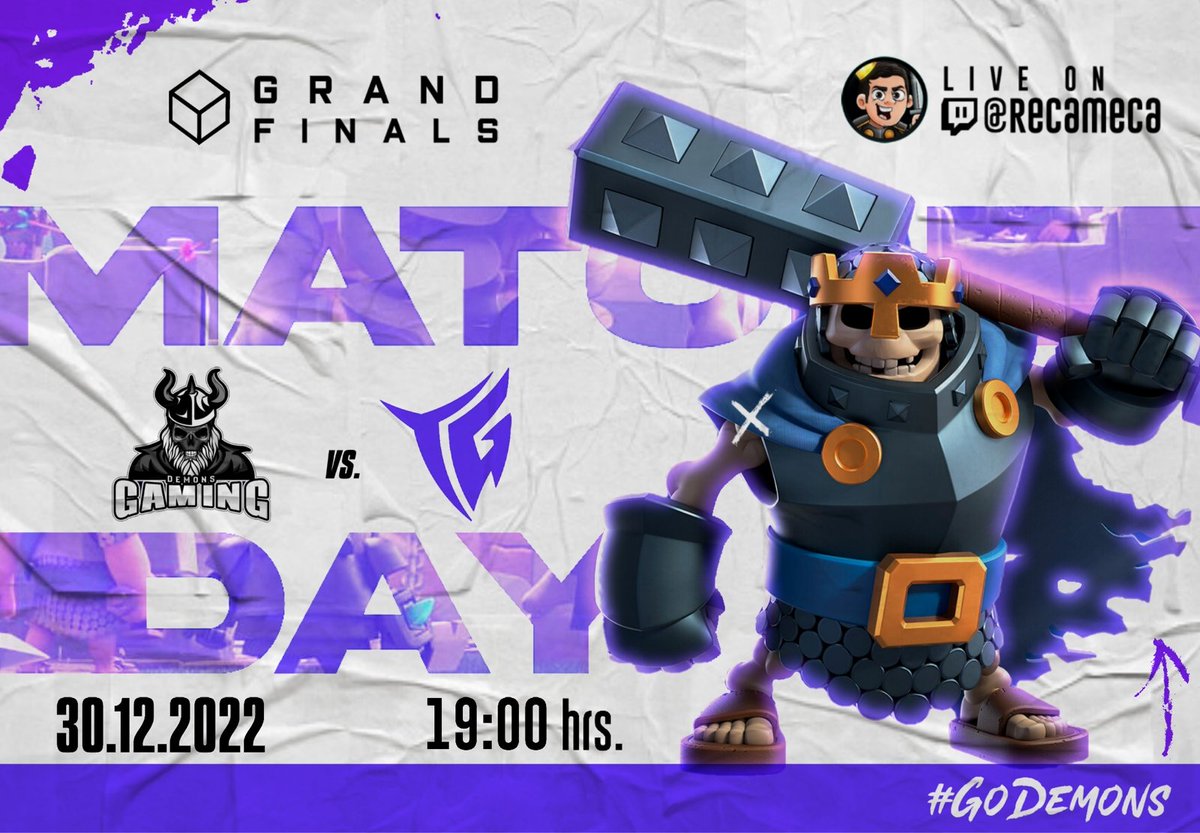 Demons Gaming (@demons_gaminggg) on Twitter photo #ClashRoyale Gran Final ☠️😈
🔴Una final más para decidir a un nuevo campeón entre Demonios y fantasmas, daremos todo en este enfrentamiento para conseguir un título más a nuestra colección.
🏆 <a href="/AMCRoyale/">AMC</a>
⚔️ <a href="/titans_ghost/">TITANS GHOST</a>
⏰️ 18:00 🇬🇹
🎥 <a href="/Recameca/">Recameca 😈</a>
#GoDemons ☠️😈 #ClashRoyale Gran Final ☠️😈
🔴Una final más para decidir a un nuevo campeón entre Demonios y fantasmas, daremos todo en este enfrentamiento para conseguir un título más a nuestra colección.
🏆 <a href="/AMCRoyale/">AMC</a>
⚔️ <a href="/titans_ghost/">TITANS GHOST</a>
⏰️ 18:00 🇬🇹
🎥 <a href="/Recameca/">Recameca 😈</a>
#GoDemons ☠️😈