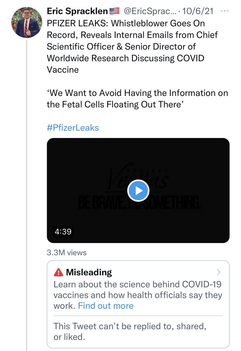 Read more about the article @elonmusk – please look into why the #PfizerLeaks video was labeled as “mislead