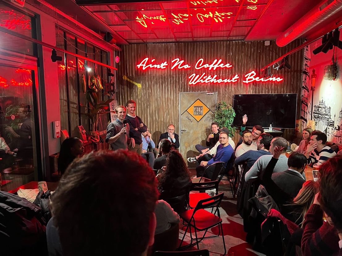 emerge_fr's tweet photo. Le 15 décembre nous avons eu le plaisir d’organiser une soirée afterwork en partenariat avec France Biotech pour parler d’innovation dans le secteur de la santé avec des intervenants de qualité! https://t.co/FLMuZxQK4k