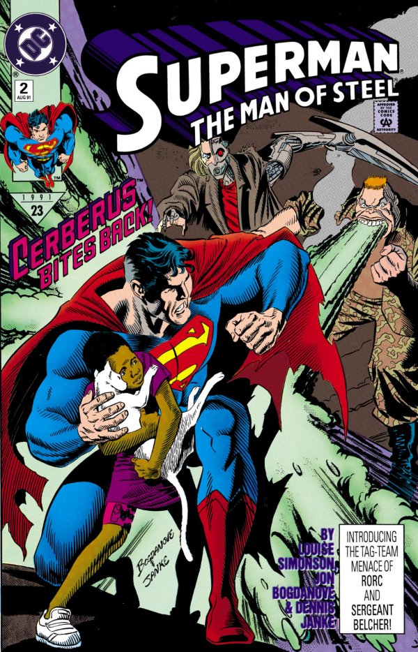 pestocomics's tweet photo. Superman: The Man of Steel #2 (1991-23) - A tidy one-and-done that extends the Cerberus plotline without giving you too much to go on. Superman's disdain for anything Luthor touches is also fun to see. - READ #superman #dcuinfinite #supermantriangle #comicbooks #pdcr https://t.co/OibIsOqyZM