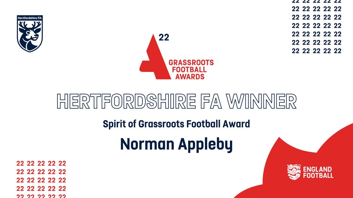 With a passion for supporting others and helping them to reach their full potential, to the very end Norman Appleby was a true embodiment of the Spirit of Grassroots Football. Sadly missed but never forgotten #GrassrootsHeroes