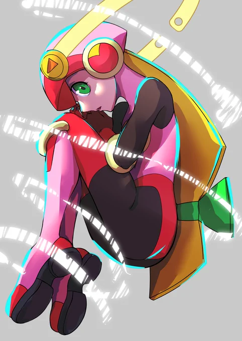 ロックマンエグゼのロールちゃん。ラフ。 