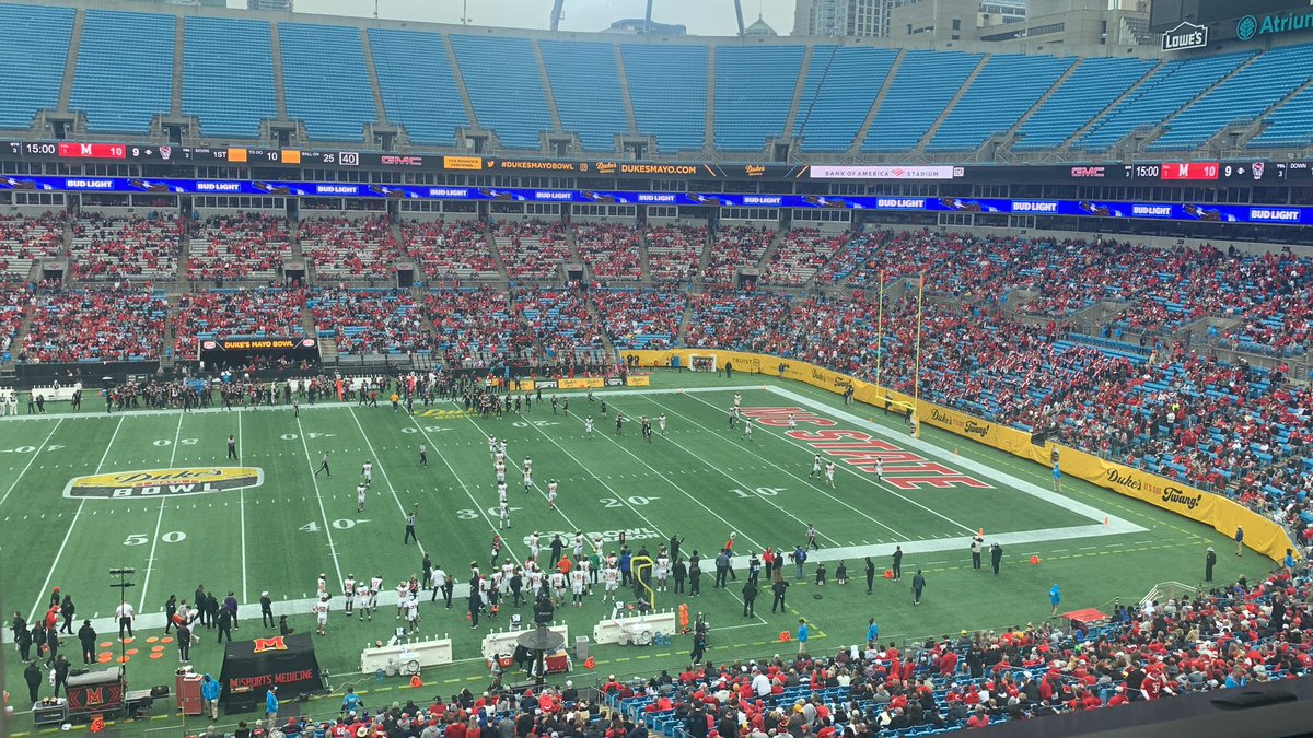 SESN_'s tweet photo. Kickoff of for the second half here at the #Dukesmayobowl https://t.co/IdqVHfkGaf
