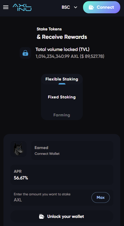 DogCypher's tweet photo. #Earn daily #rewards in flexible #staking on $AXL #DEX
#AXLINUArmy #AXLINUCommunity https://t.co/Dwcg0uncoO