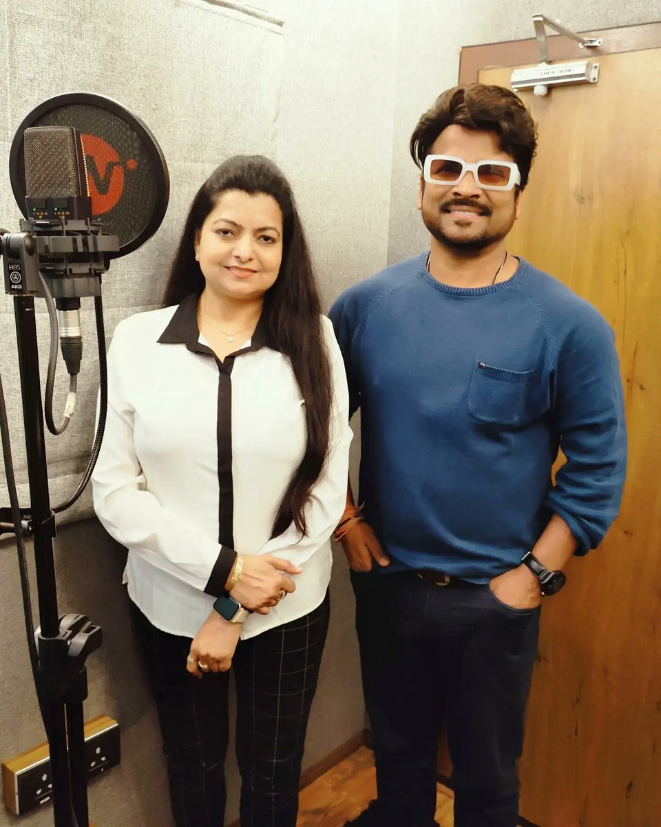 triptishakya's tweet photo. Today recorded a beautiful romantic duet song with Playback singer #ShahidMallya, Music Director & Lyricist #KRWahi, & Recordist #Sameer at #Studio504 in #mumbai https://t.co/gBcrX51t3b
