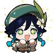 Actually the most I will do is send a genshin stamp  like thisー  