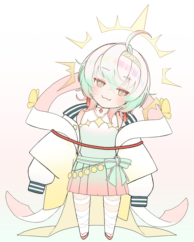 「全身&なんとなくスクショしていた色んな表情です! 」|maそ緒のイラスト