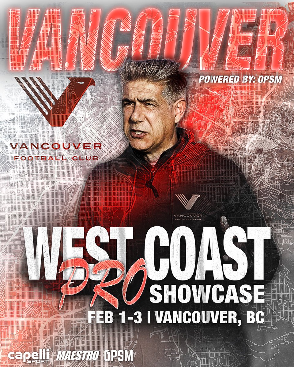 opsmpro's tweet photo. Introducing the Vancouver FC 𝗶𝗻𝘃𝗶𝘁𝗲-𝗼𝗻𝗹𝘆 Pro Showcase, powered by @opsmpro 🇨🇦

Only the top applicants will be accepted into the event, where they will play matches in front of the @vanfootballclub Technical Staff for a chance to earn their spot in preseason.

#CANPL https://t.co/WZeL9T7jQz