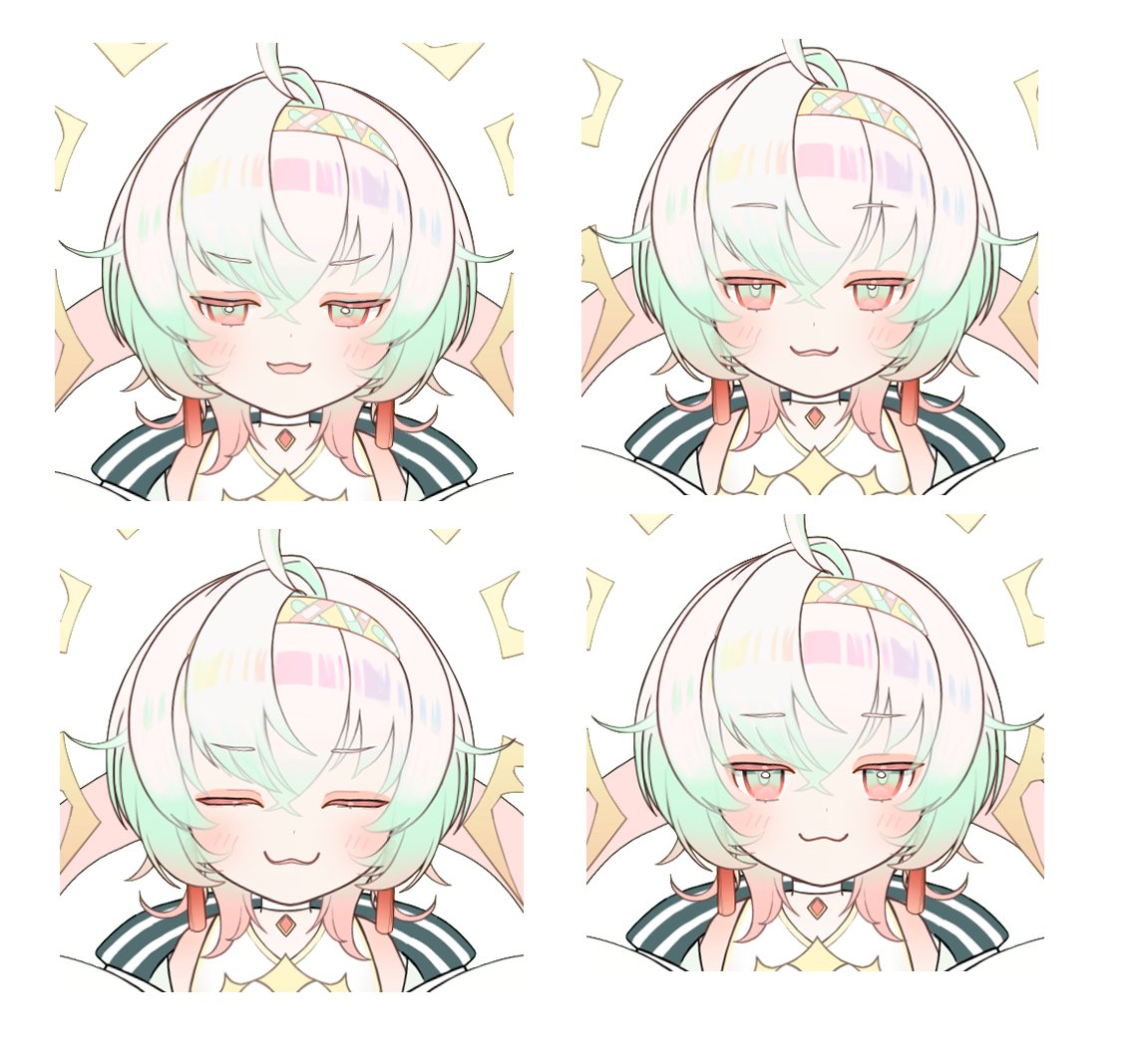 「全身&なんとなくスクショしていた色んな表情です! 」|maそ緒のイラスト