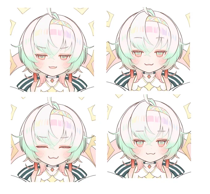 全身&なんとなくスクショしていた色んな表情です! 