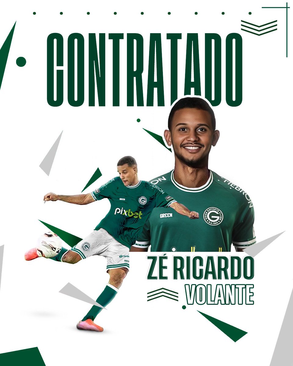 goiasoficial's tweet photo. CHEGA MAIS, ZÉ RICARDO! 🤝🇳🇬

O volante Zé Ricardo, de 23 anos, chega para reforçar a equipe esmeraldina nos compromissos de 2023.

Seja bem-vindo ao #MaiorDoCentroOeste! 👊🏼 https://t.co/96PeyPtXbj