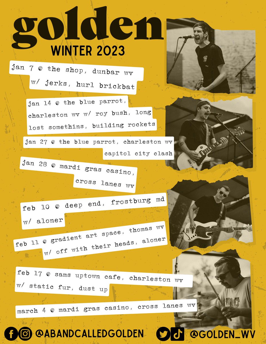 WINTER SHOWS!!! should we tell you about our new record next?  👀