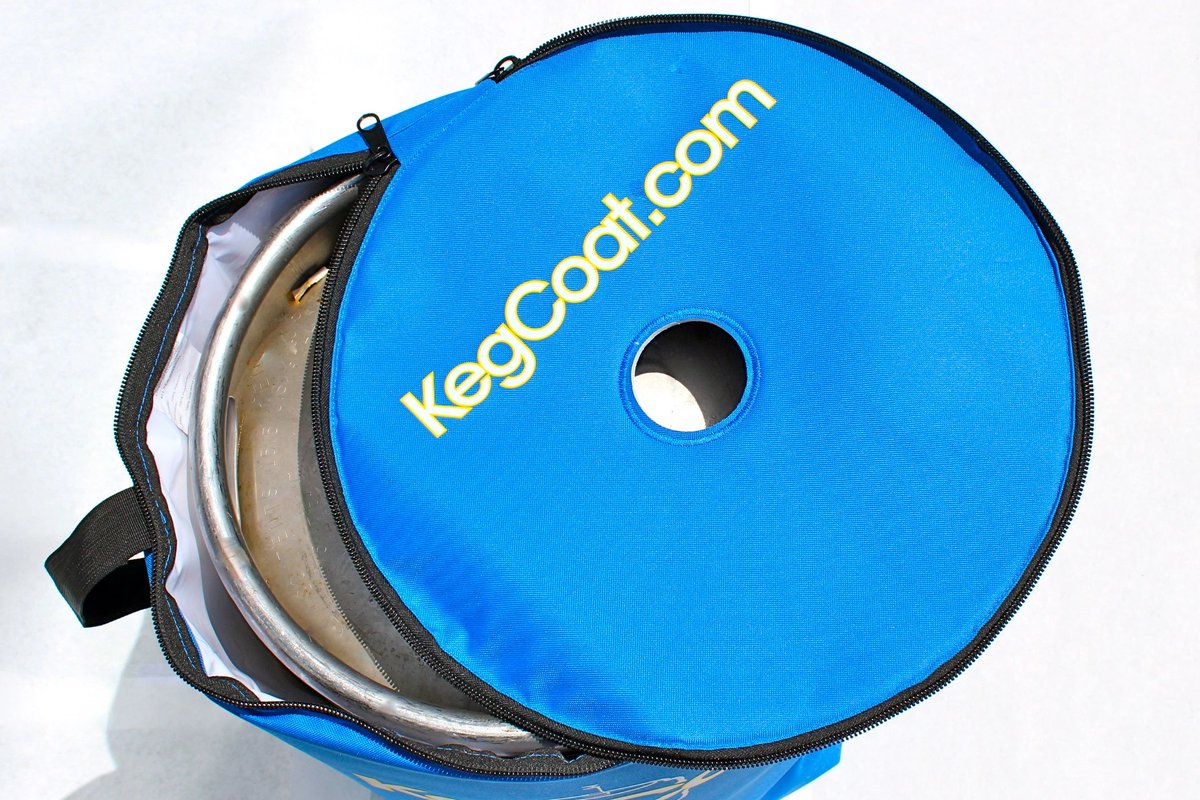 This is the ultimate keg cooler! Built with heavy-weight nylon, high-quality insulation, and waterproof lining on the inside, this jacket keeps your beer keg cold for up to 10 hours without the use of ice!

kegcoat.com