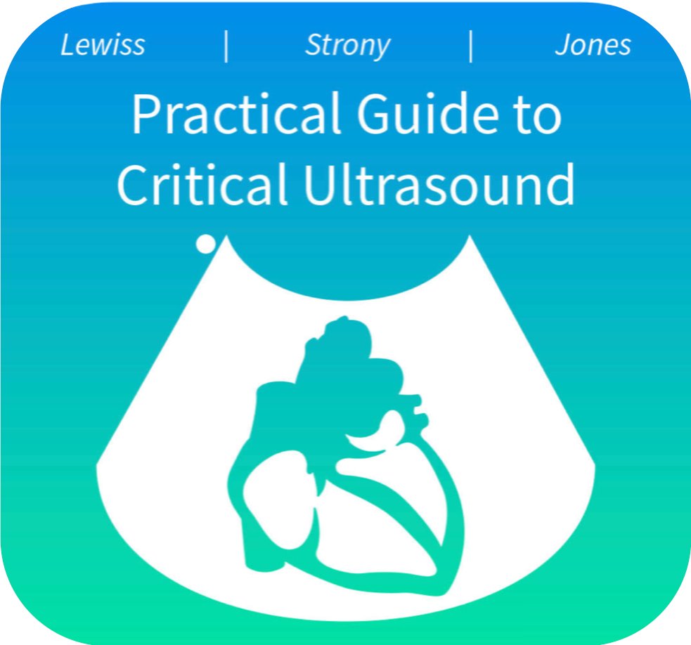 In 2018, we published the Practical Guide to Critical Ultrasound. This free open access resource is available

Apple 
Vol 1 A apple.co/36p2QuO  
Vol 1 B apple.co/3KQkaI8 
Vol 2 apple.co/37XbXTG

Google Play App: 
lnkd.in/e4igBmcy