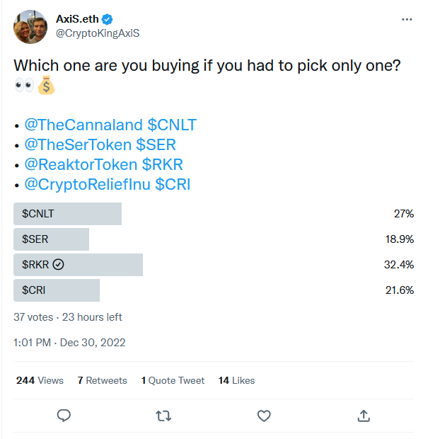 ReaktorToken tweet picture
