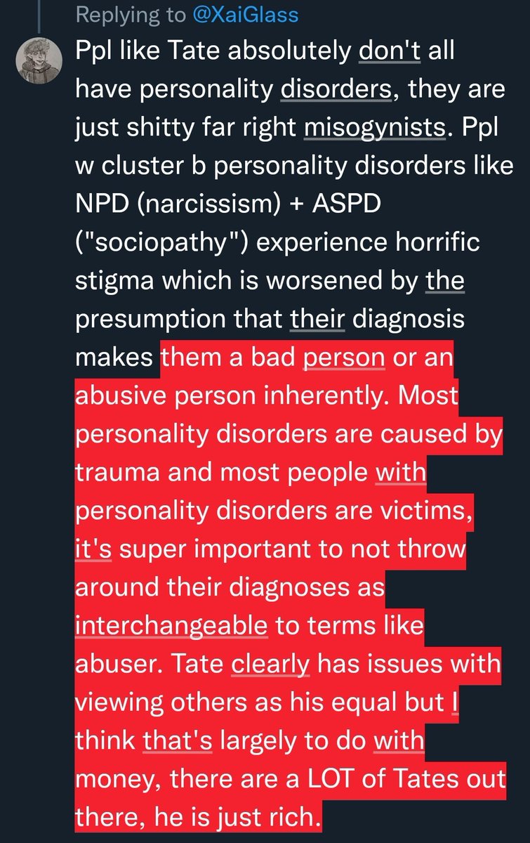humaninhumane's tweet photo. @XaiGlass Hi I went over the character limit so here! Also just to put this out there I would recommend @/neurosharky, @/narcissisticsystem, @/the_clusterabc_incubus2, @/autistic_borderline all on Instagram as resources to learn more about personality disorders for anyone curious! https://t.co/eTBk3406pM
