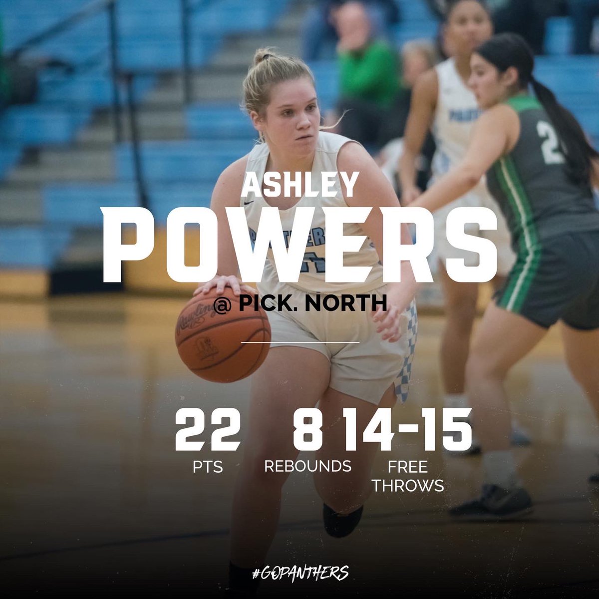 darbygbk's tweet photo. Individual stat highlights and Darby Single Game Records to share from our win @ Pickerington North on Dec. 28th!

Ashley Powers
 • 22 pts, 8 rebs, 14-15 from FT line
 • Darby Single Game Record: 14 FTM

Gianna Lane 
• 19 pts, 7 rebs, 9 stls
• Darby Single Game Record: 9 Stls https://t.co/d8vlFgIlYh