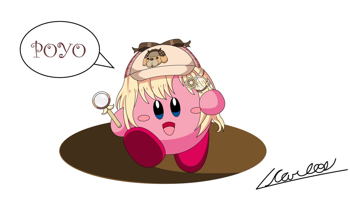 SoulDragonFenix's tweet photo. #Vfusion
#Kirby 
#fanart
Kirby lo logro capturo a la viajera del tiempo #ameliaRT
finalizando con #hololiveEnglish pero kirby no ha terminado esto solo empieza lest go
I hope you like it https://t.co/uNdgbpetic