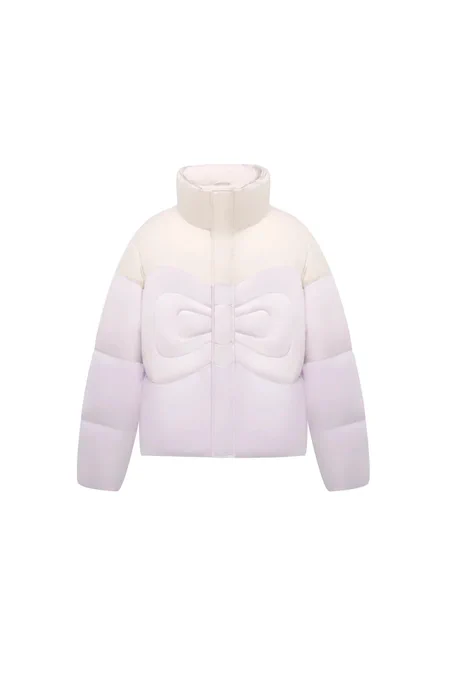 melting bow down jacket from ozlana x boboboom collection 