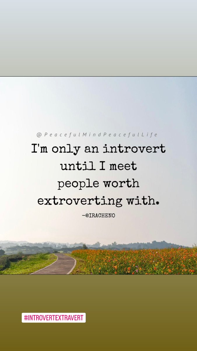 AmyTaylorTx's tweet photo. This ๐ฏ #introvertextrovert https://t.co/UGu0WqNU1C