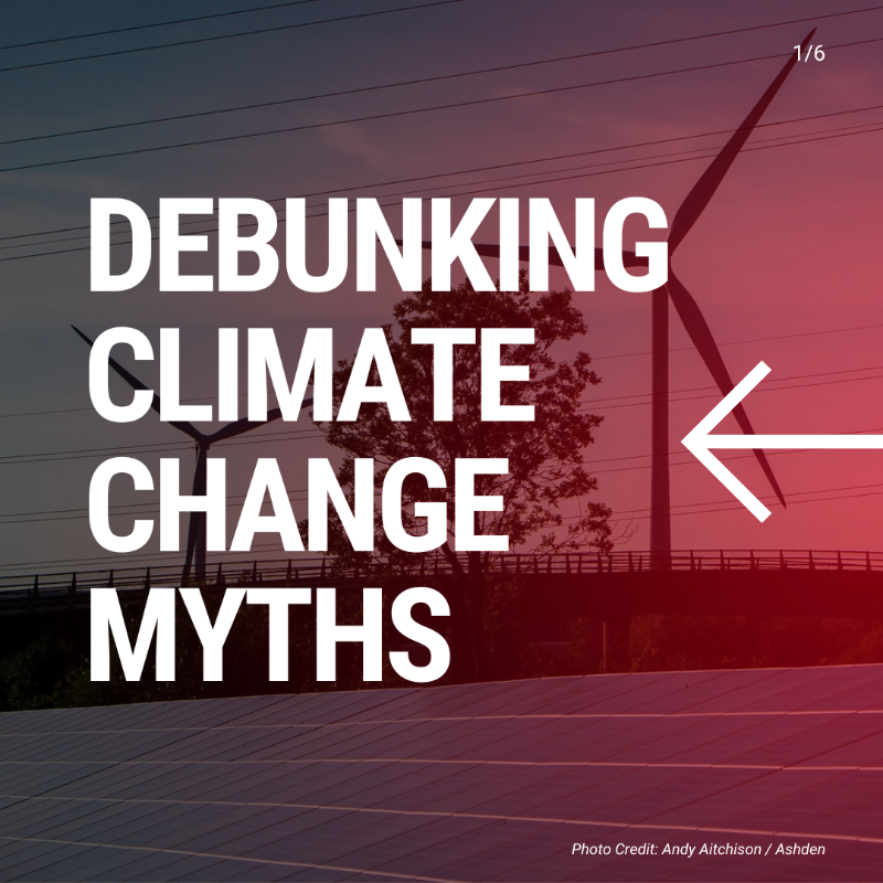 UN's tweet photo. ❌ Myth: Renewable energy is too expensive.

✅ Fact: Renewables are the cheapest form of energy in most parts of the world.

Climate change misinformation is a risk to everyone, but you can get accurate climate information here: