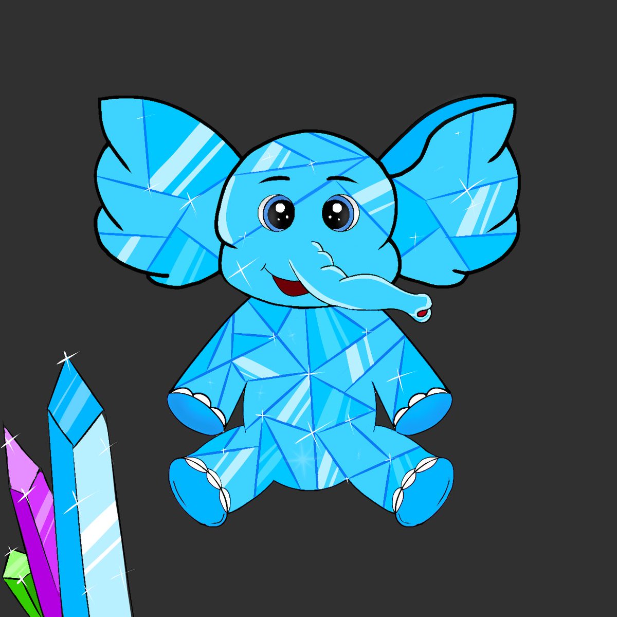 NEW DROP 🐘♥️🐘

A Crystal Baby Elephant is now available on opensea 🔥

#nftcommunity Share me your thoughts as always ♥️

Price : 0.008 ETH 🔥

Link :
opensea.io/assets/matic/0…