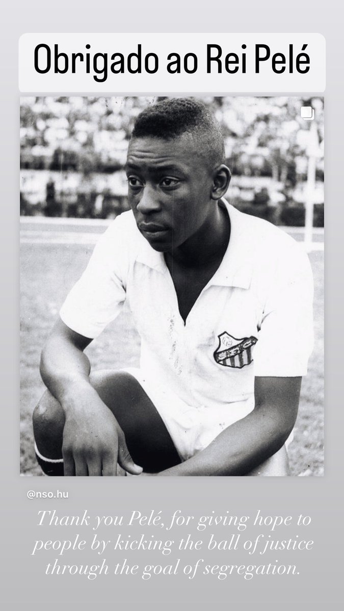ntoine_Photo's tweet image. Thank you #Pelé, for giving hope to people by kicking the ball of justice through the goal of segregation. #ReiPelé #PeléEternal #RIPPele #RipLegend