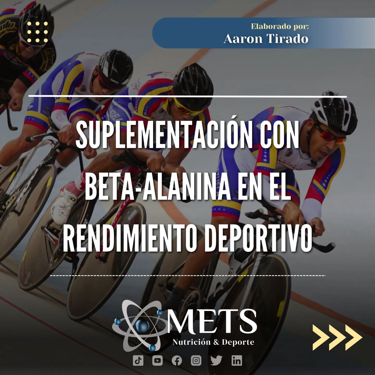 praxuz_pe's tweet photo. 🔹SUPLEMENTACIÓN CON BETA-ALANINA EN EL RENDIMIENTO DEPORTIVO
La #betaalanina lo que hace es aumentar las concentraciones de #carnosina, con ello, retrasando la aparición de la fatiga y por ende mejorando el #rendimiento físico.
Más info:
https://t.co/zfEAMvGARl https://t.co/GwneUcJTru