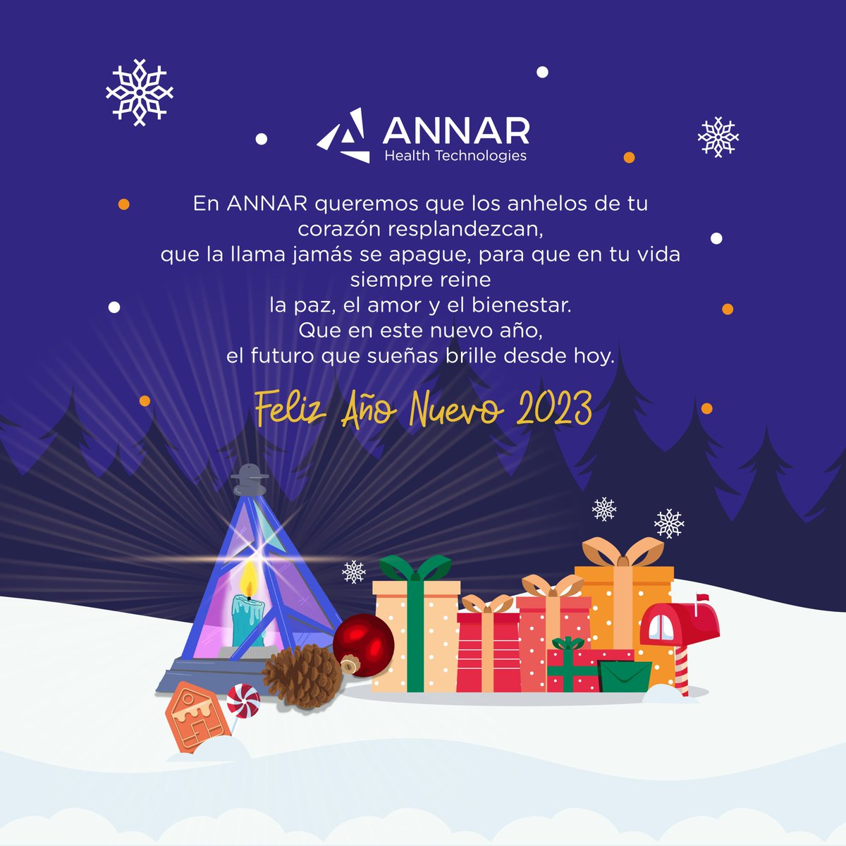 annarht's tweet photo. 🚀En ANNAR queremos dar un fraterno agradecimiento por acompañarnos en este año 2022 los esperamos en el 2023 para continuar innovando, informando y transformando. 
¡Feliz y Próspero Año Nuevo!

#Annar #Health #Technologies #Felizaño2023 https://t.co/wmPoomhb9g