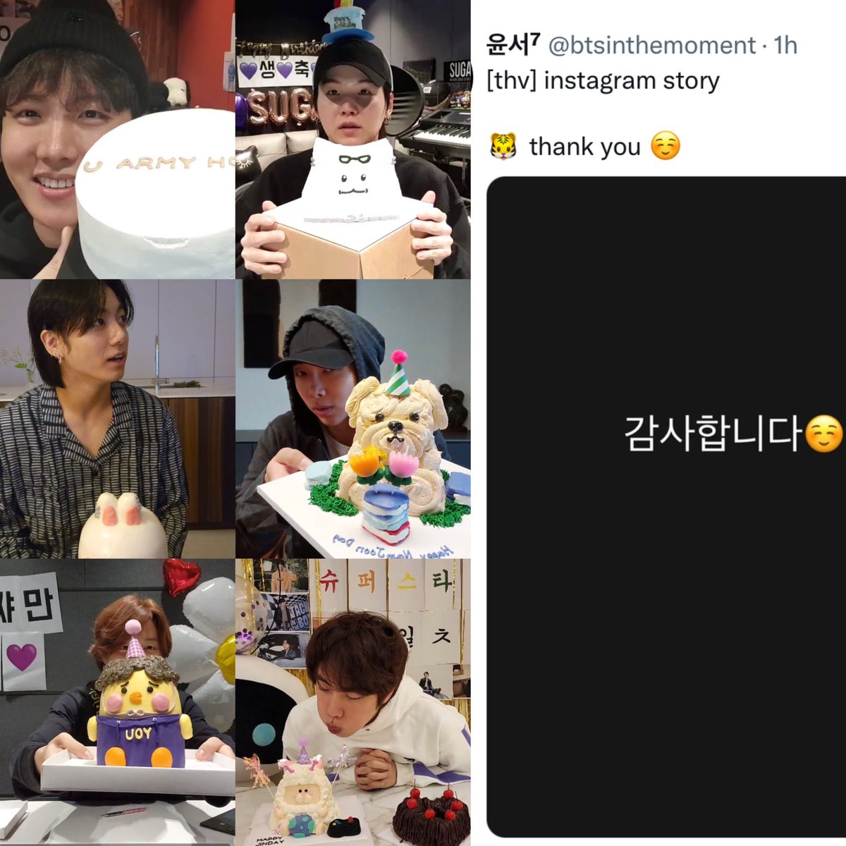 kthhatesbts's tweet photo. The lack of effort is not even surprising he does not care one bit to celebrate live on weverse for not even 30 minutes with his fans who trended tags and did events for him but we all know who he celebrated with instead dont we #outv https://t.co/H06sc1XXvh