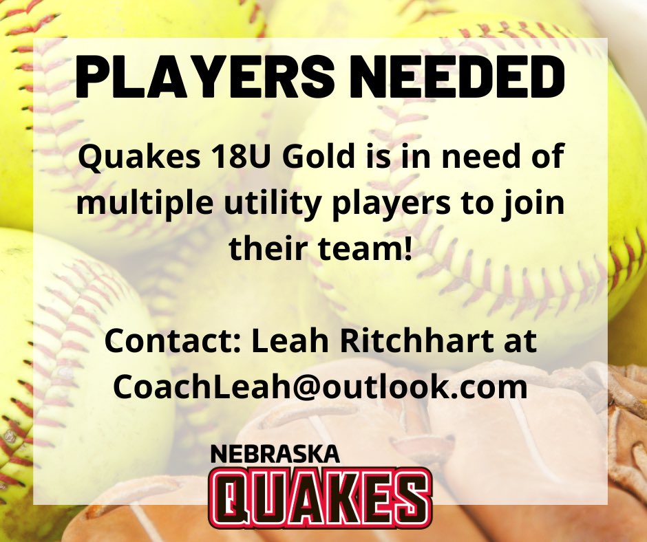 Nebraska Quakes 18U Gold - Ritchhart tweet media