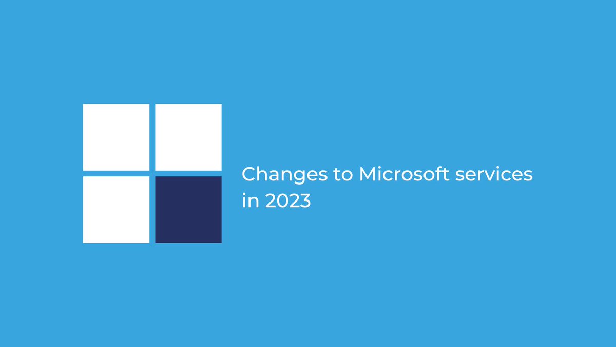 FirstBaseLtd's tweet photo. See the list of all the Microsoft services which are losing support from April 2023. 

Click the link in the comments 

#software #security #support #computer #technology https://t.co/sX7hb3Xalv