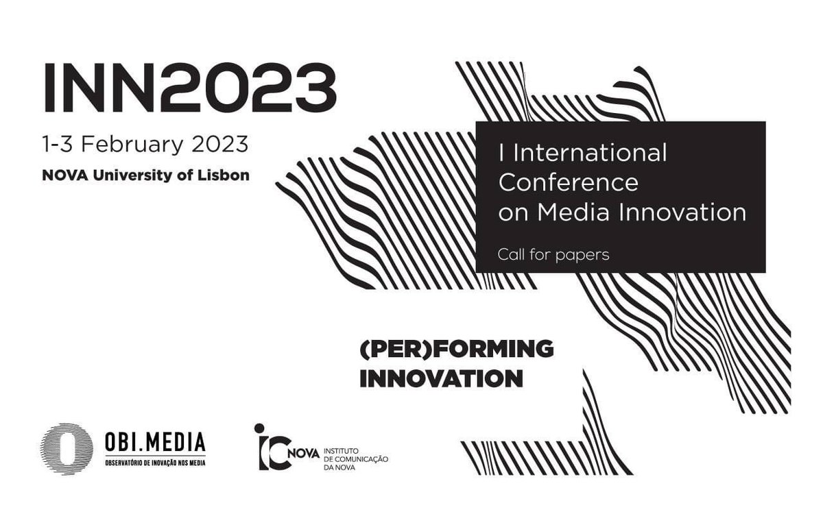 ObiMedia's tweet photo. 𝗧𝗲𝗿𝗺𝗶𝗻𝗮 𝗛𝗢𝗝𝗘 o prazo de submissão de candidaturas para comunicações, residências artísticas e Prémios INN 2023📢

Todas as informações em: https://t.co/8QM7gkk5jo https://t.co/YamdioHg5O