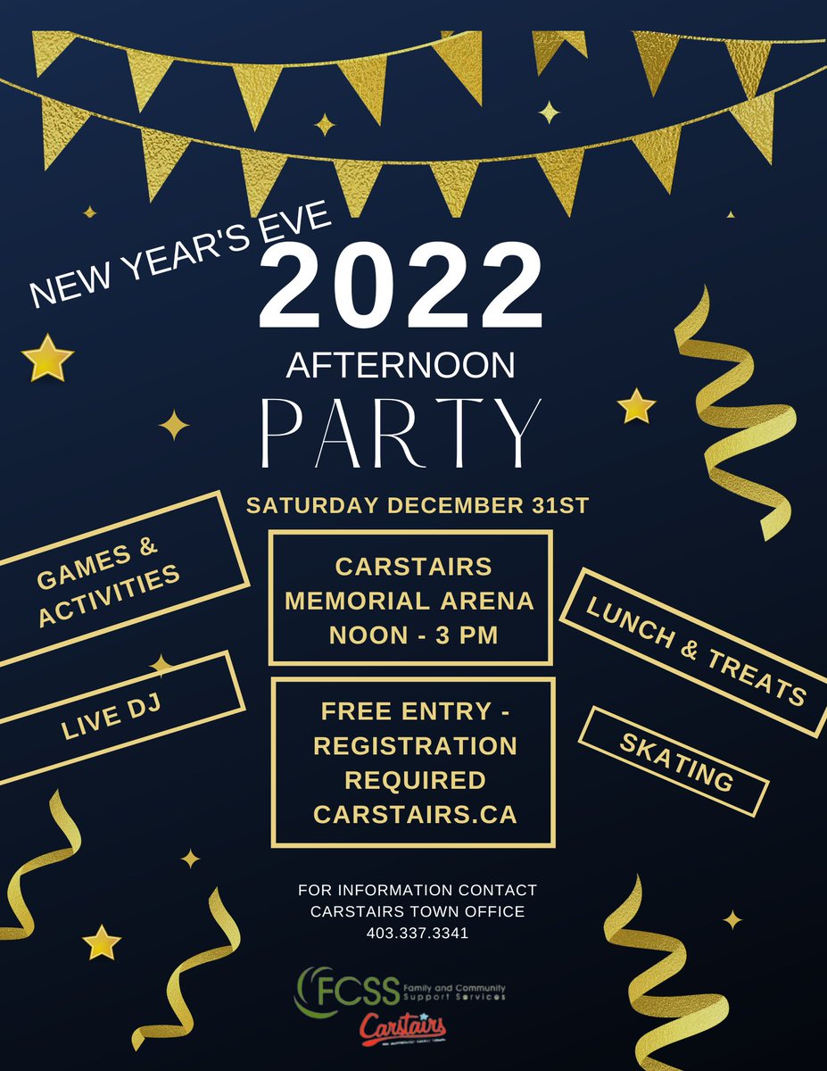 Looking for something to do on New Year's Eve in the afternoon? Check out the party at the arena!