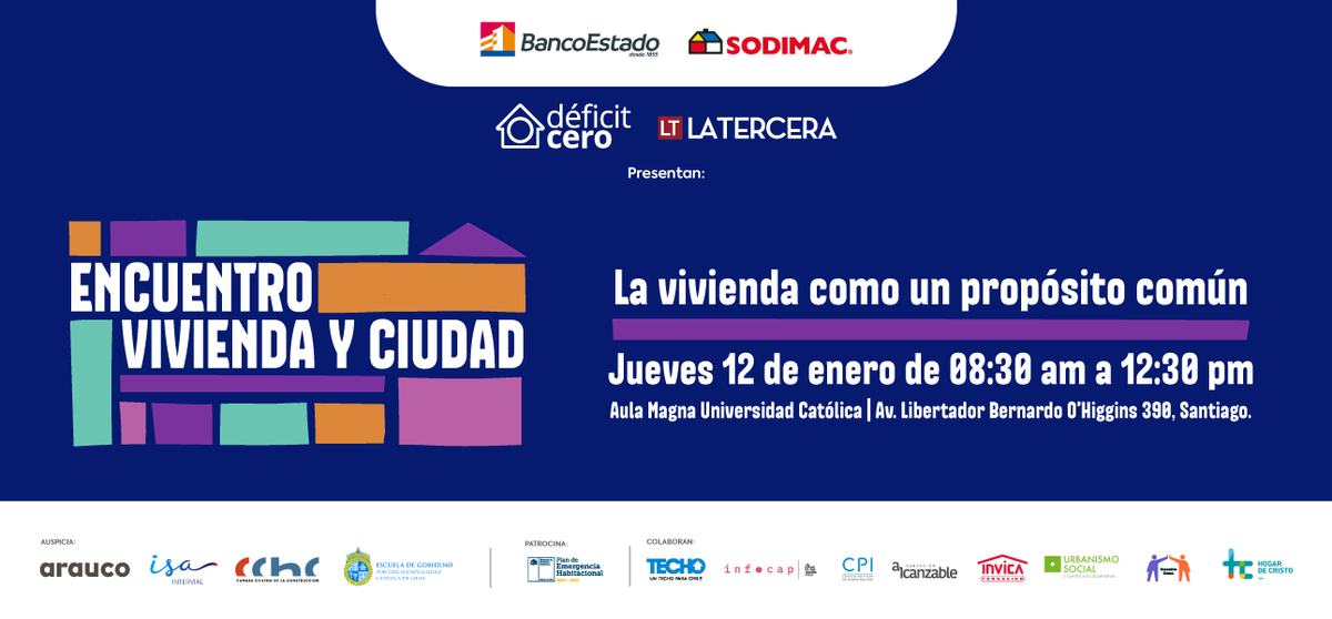 deficitcero's tweet photo. ¡Súmate al encuentro vivienda y ciudad!

Un espacio para encontrar las oportunidades que existen en torno a la 🏠.

🗓️Jueves 12/01/2023
⏰8:30-12:30.
📍Aula Magna @ucatolica Av. Libertador Bernardo O'Higgins 390, Santiago.
💻Streaming

Inscríbete
👇
https://t.co/qftaLQ5fCx https://t.co/jNkHCatyvN