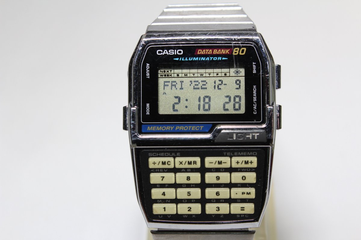 GshockTkhs's tweet photo. Casio DATA BANK 80 DBC-810 silver Memory Protect
https://t.co/qfvCFlTYdK
#CasioDATABANK #databank80 #DBC810 #MemoryProtect https://t.co/cjFd89psfN